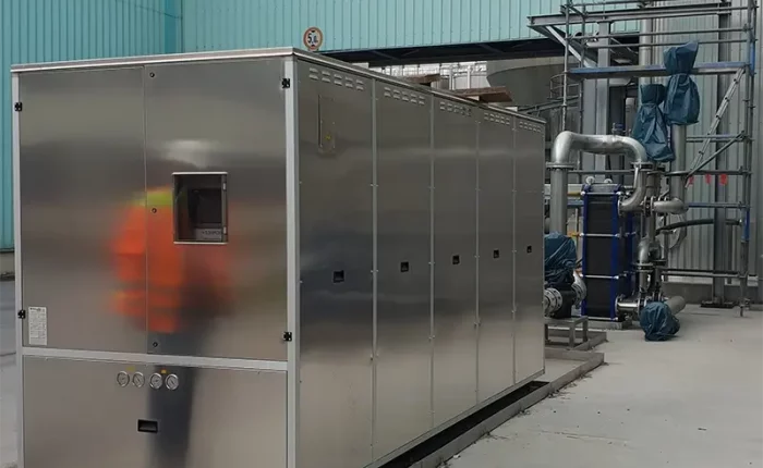 Picture of a low noise heat pump